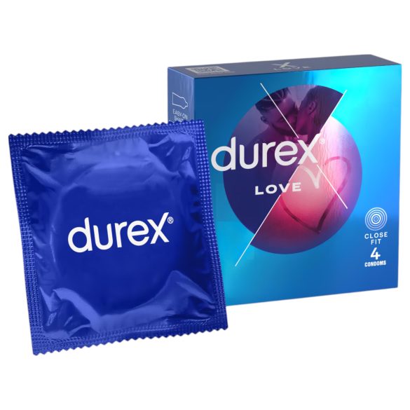 Durex Love - Tihedalt Sobiv Kondoom (4 tk)