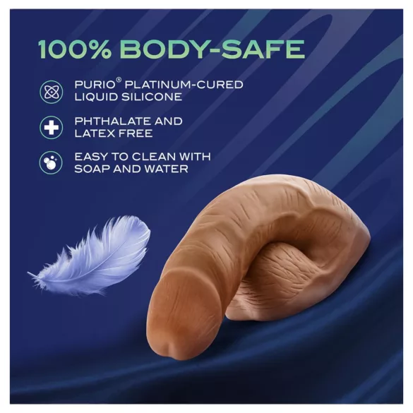 Blush UrSelf Affirm - elutruu peenisemänguasi (pruun) - 13 cm