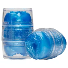   Fleshlight Quickshot Vantage - läbipaistev topeltmasturbaator (sinine)