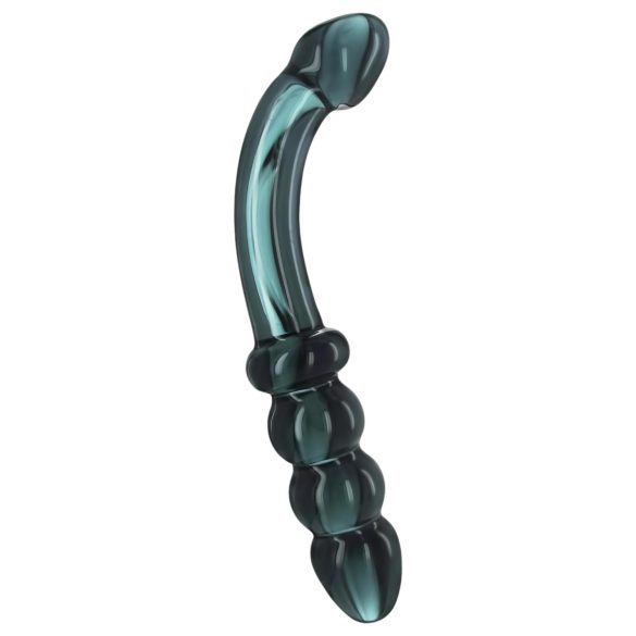 Prisms Hamsa - kahepoolsus, G-punkti klaasdildo (roheline)