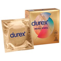 Durex Real Feel - lateksivaba kondoomid - 3 tk