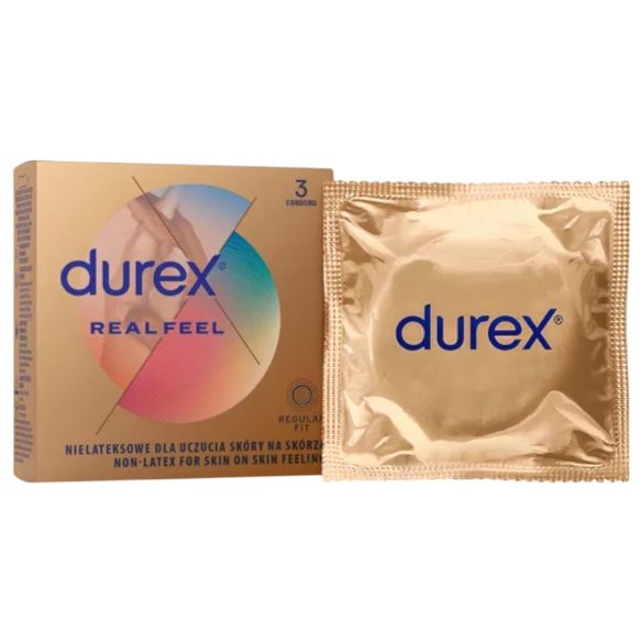 Durex Real Feel - lateksivaba kondoomid (3 tk)