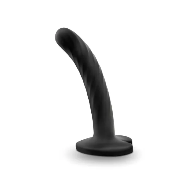 Temptasia Twist Small - iminapaga, keerdunud dildo (must)