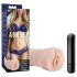 M for Men Ashley - vibreeriv tehiskus (naturaalne)
