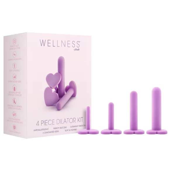 Blush Wellness - tupe laiendajate komplekt - lilla