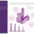 Blush Wellness - tupe laiendajate komplekt - lilla