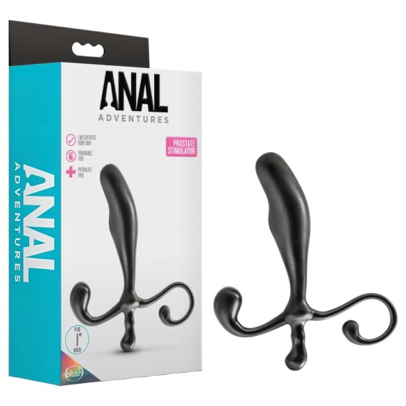 Anal Adventures - eesnäärmemassaaži dildo - must
