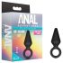 Anal Adventures Platinum S - anaalne pistik (must) - väike
