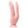 Dr. Skin 8 - kahekordne iminapaga dildo (naturaalne)