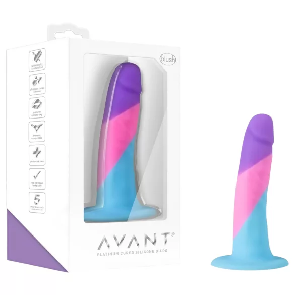 Avant Vision of Love - realistlik dildoga iminapaga - värviline