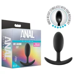 Anal Adventures Platinum M - anaaltapp - must (keskmine)