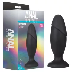 Anal Adventures Platinum Rocket - suur anaalplug - must
