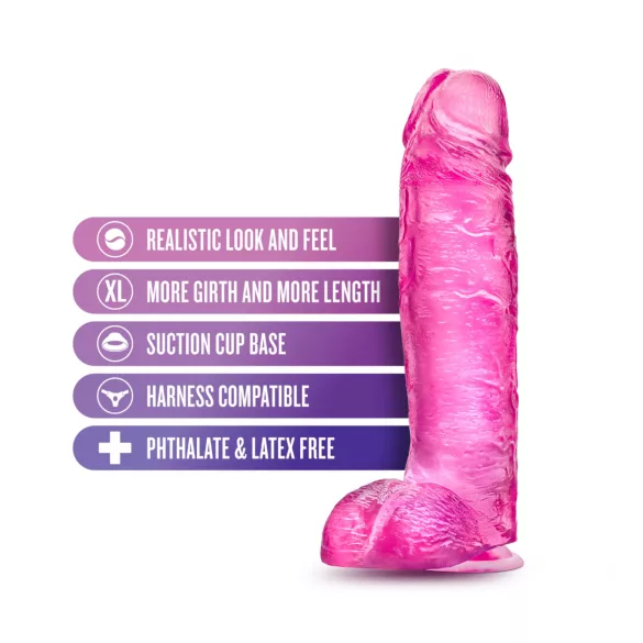 Blush B Yours Plus - realistlik dildo (roosa)