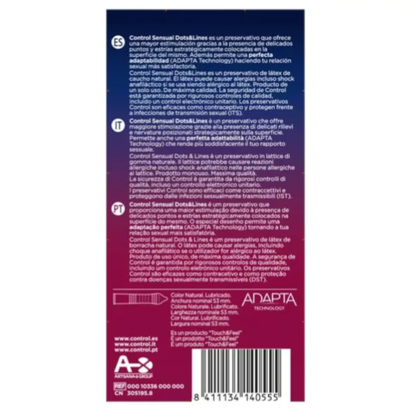 Control - kondoomid - ribidega ja täpilised - 12 tk