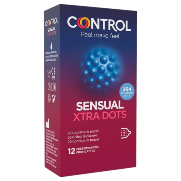 Control - ekstra täpiline kondoom (12 tk)