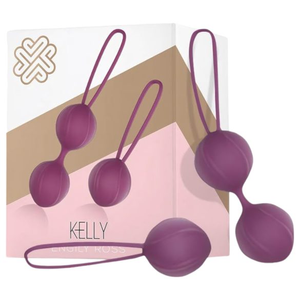 Engily Ross Kelly - 2-osaline geišakuulide komplekt (lilla)