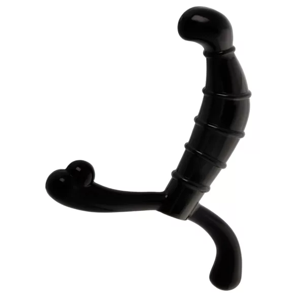 Addicted Toys - eesnäärme- ja lahklihamasseerija (must) - 11,3 cm