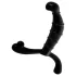 Addicted Toys - eesnäärme- ja lahklihamasseerija (must) - 11,3 cm
