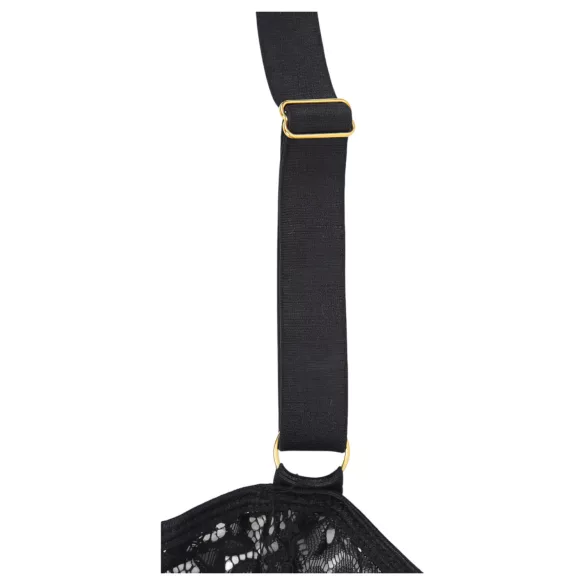 Subblime - mustriga body satiinvööga (must)