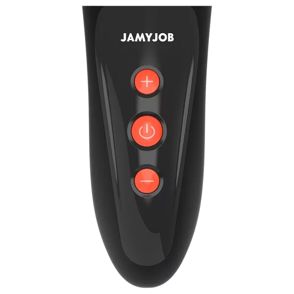 JamyJob - peenisepea vibraator pulsatsooniga - must