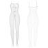 Subblime 951740 - vürtsikas maomustriga body - (valge) - S-L