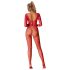 Subblime 952419 - sädelev kivikestega jumpsuit - (punane) -S-L