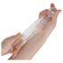Addicted Toys - peenisehüls munandirõngaga - 23cm (läbipaistev)