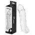 Addicted Toys - peenisekate munandiringiga - 22 cm (läbipaistev)