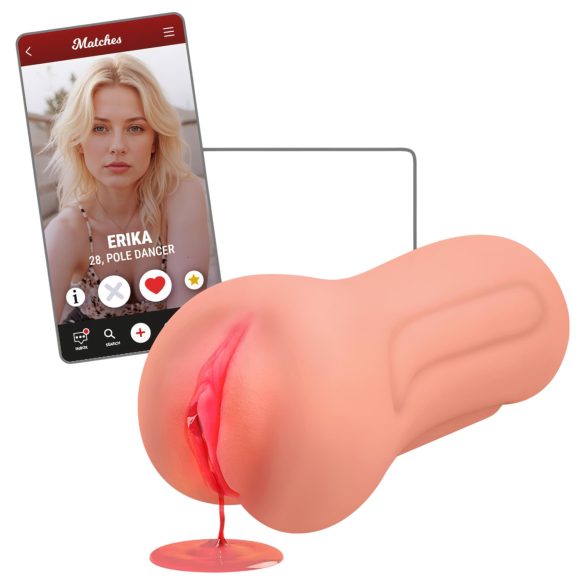 Intense First Time Erica - realistlik neitsinukk masturbaator - naturaalne