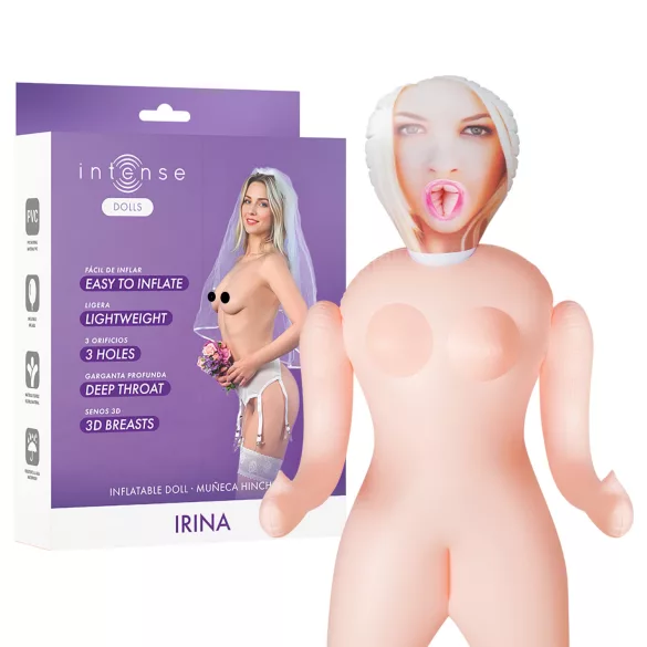 Intense Dolls Irina - täispuhutav seksinukk - kummist
