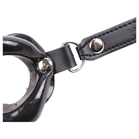 Latetobed - suuvormi silikoonist suupadi - must