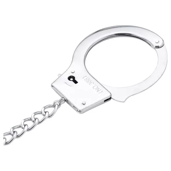 LateToBed - BDSM käerauad anaaltikuga - hõbedane