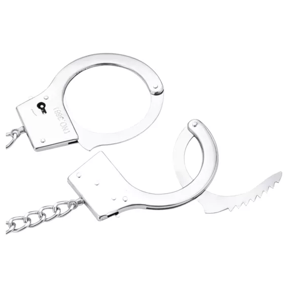 LateToBed - BDSM käerauad anaaltikuga - hõbedane