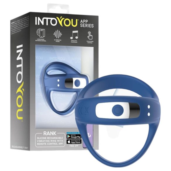 INTOYOU – nutikas vibreeriv peenise- ja munandite rõngas (sinine)