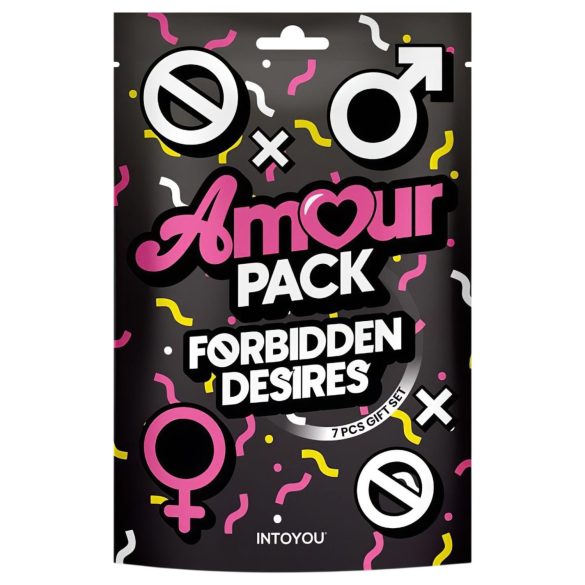 Amour Pack Forbidden Desires - algajate komplekt vibraatoriga - 7-osaline