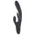 Playboy Rapid Rabbit - laetav kliitorivibra (must)