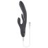 Playboy Rapid Rabbit - laetav kliitorivibra (must)