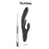 Playboy Rapid Rabbit - laetav kliitorivibra (must)