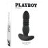 Playboy - taaslaetav anaalvibraator (must)