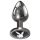 Playboy Tux - anaalplug - väike (hõbedane)