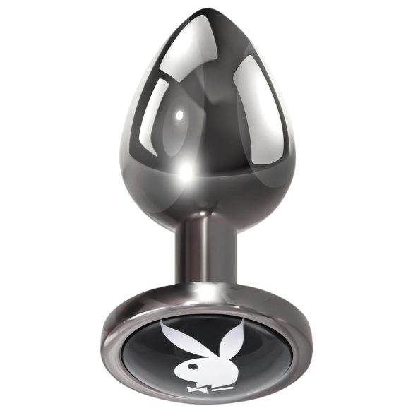 Playboy Tux - anaalplug - väike (hõbedane)