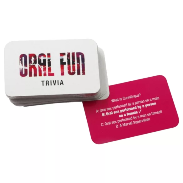 Oral Fun - erootiline lauamäng paaridele (inglise keeles)