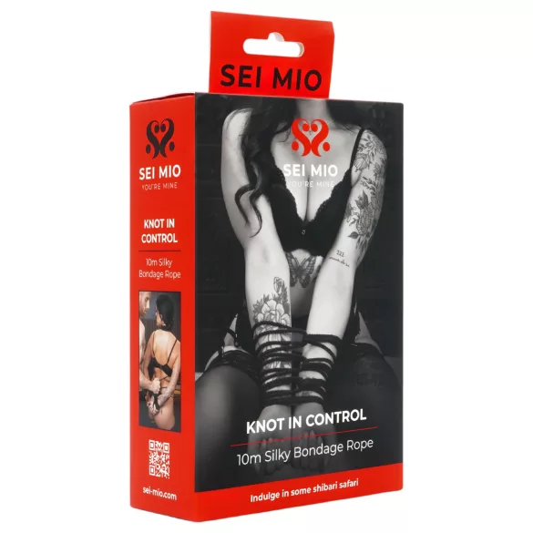 Sei Mio - sidumisköis (10 m, must)