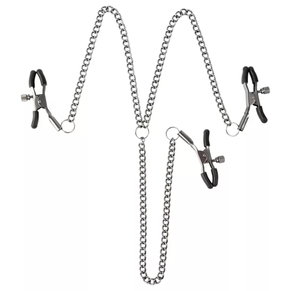 Sei Mio - nibuklambrid ja häbememokkade klambrid - must