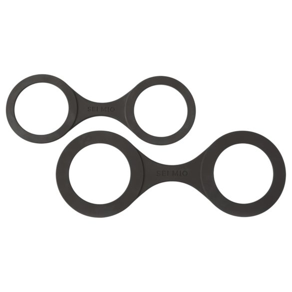 Sei Mio - silikoon käerauad - M suurus - must