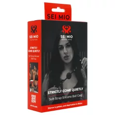 Sei Mio - suukorv palliga - must