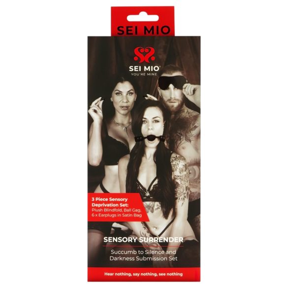 Sei Mio - BDSM edasijõudnute komplekt (must)