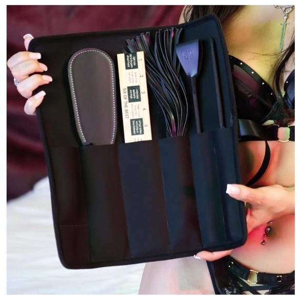 Sei Mio - BDSM komplekt - 5-osaline - must