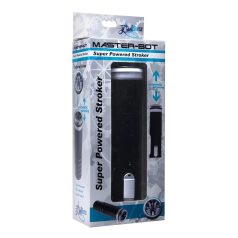   Master-Bot - üles-alla liikuv, pehmete ogadega masturbaator (must)