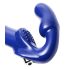 Strap-on Revolv II - sinine vibreeriv nauding